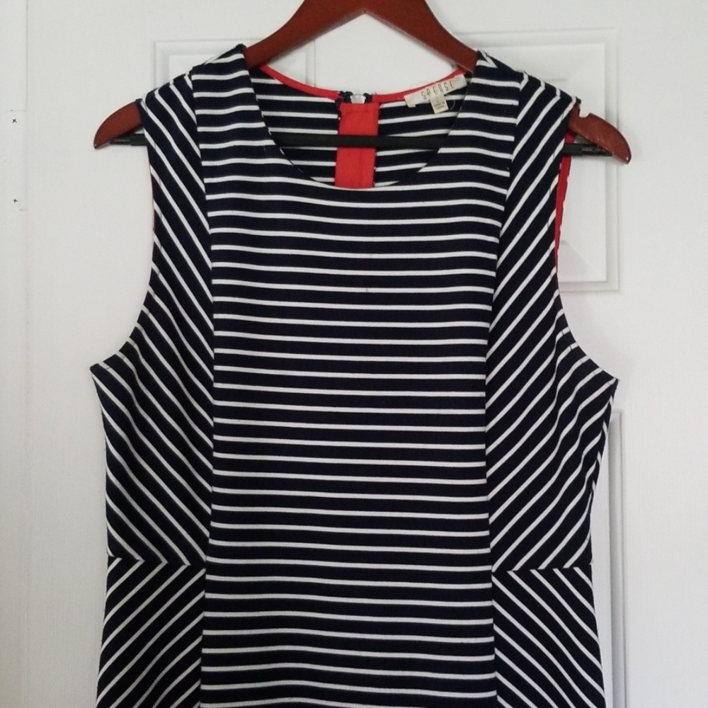 🍋⚓Sleeveless Nautical dress!